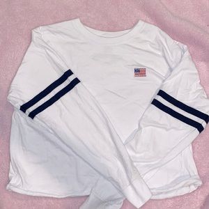 Long sleeve crop top